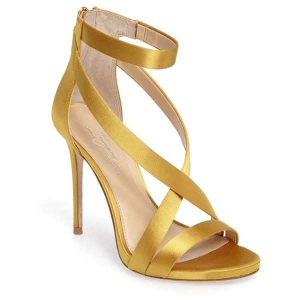 Vince Camuto Gold Devin Heels, Size 8.5